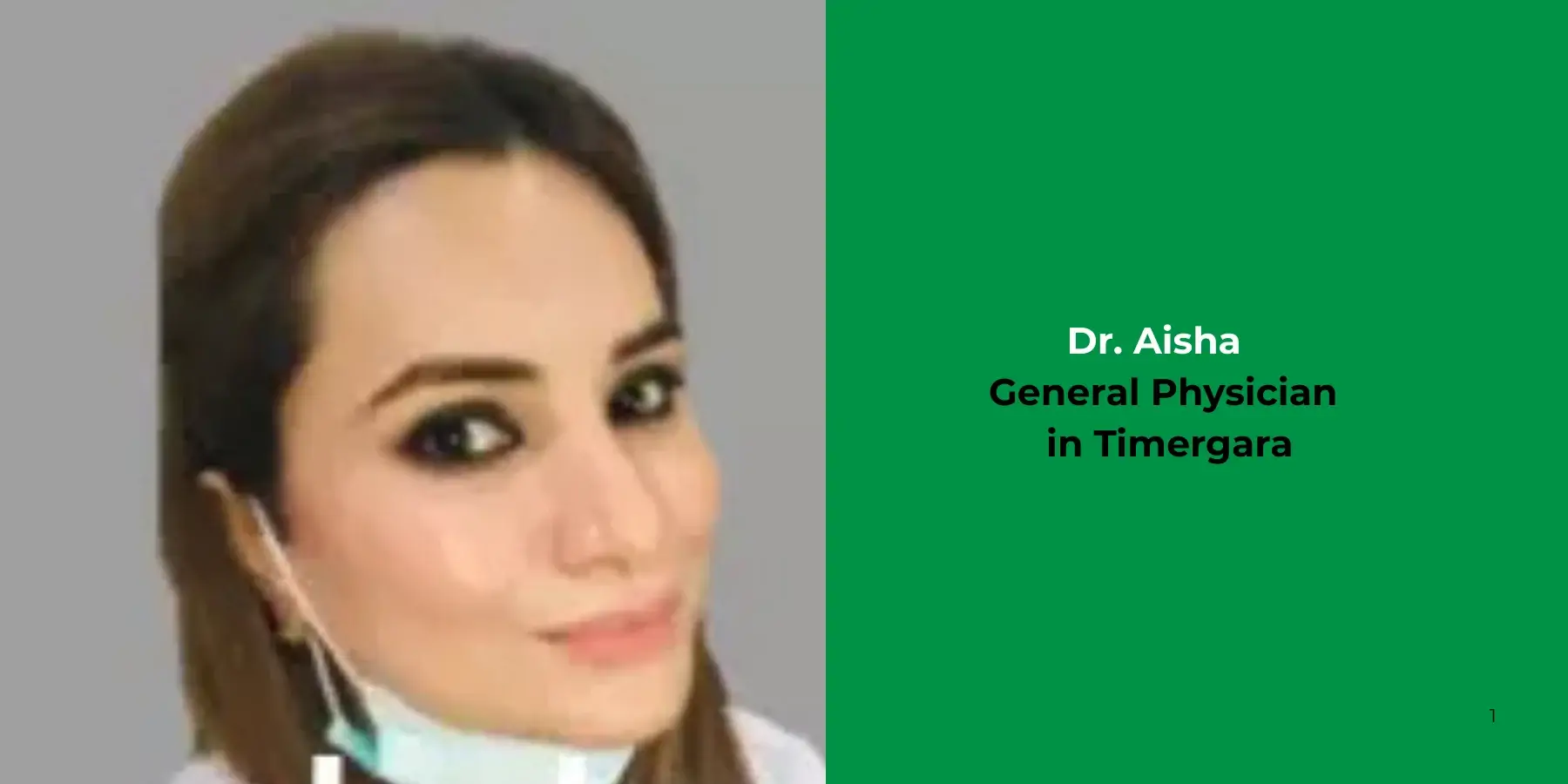 Dr. Aisha- General Physician