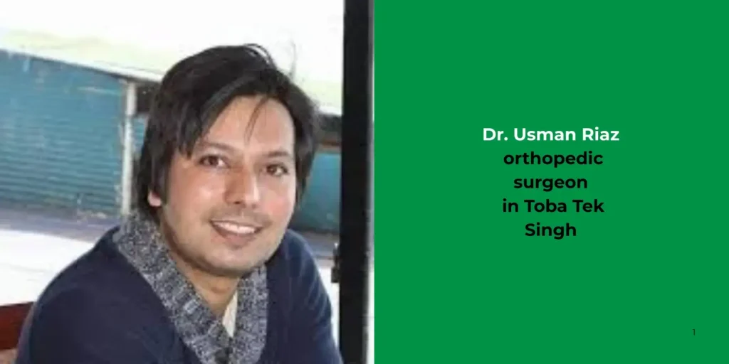 Dr. Usman Riaz - orthopedic surgeon
