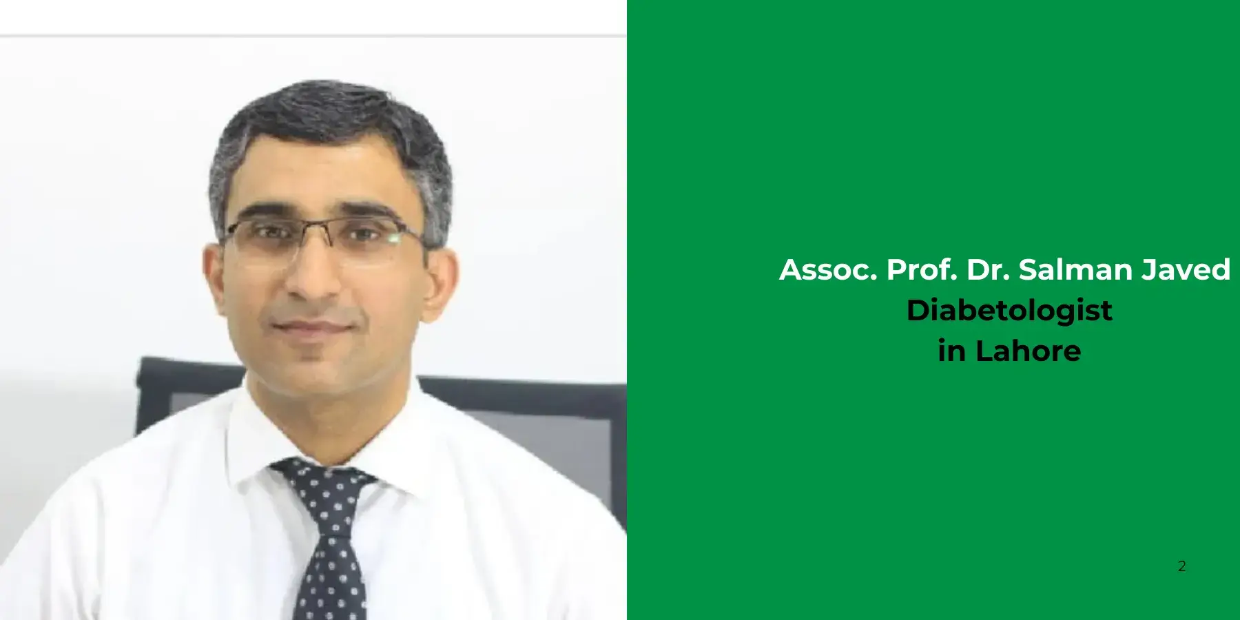 Assoc. Prof. Dr. Salman Javed lahore - Diabetologist