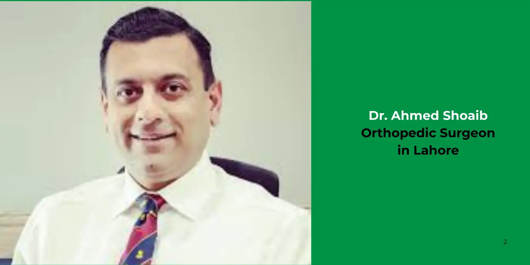 Dr. Ahmed Shoaib-Orthopedic Surgeon