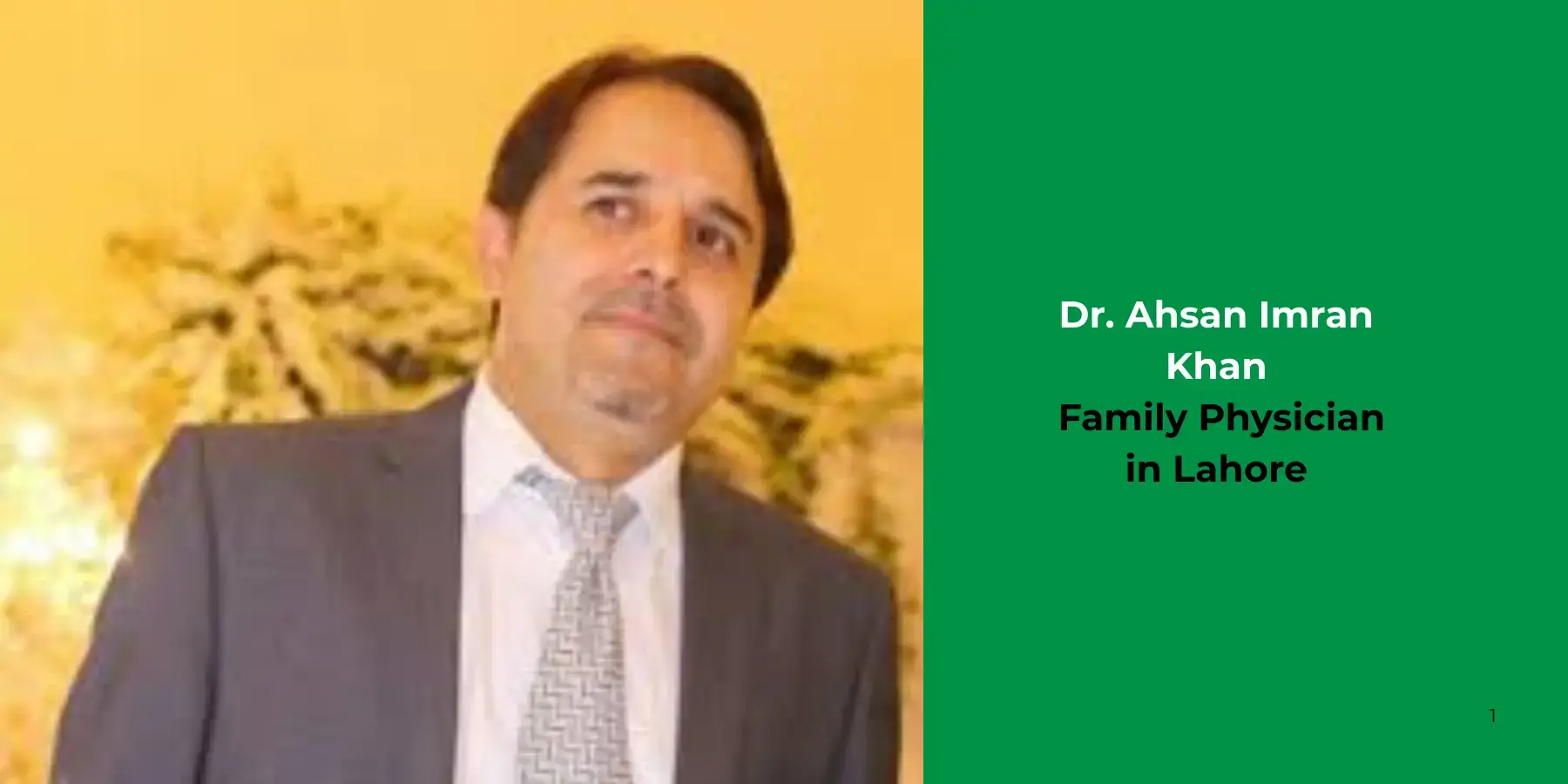 Dr. Ahsan Imran Khan- family physician