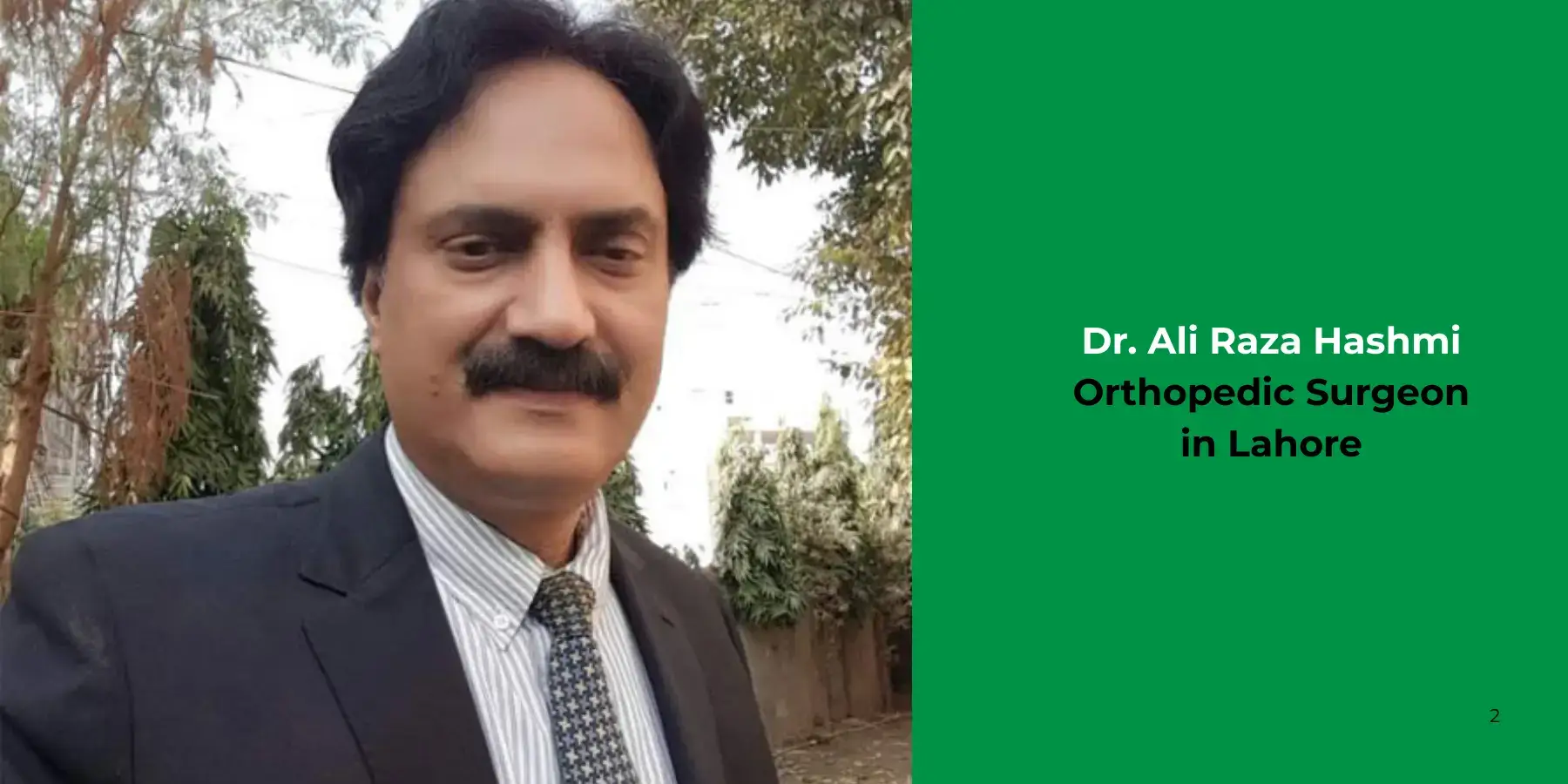 Dr. Ali Raza Hashmi Dr. Ali Raza Hashmi-Orthopedic Surgeon