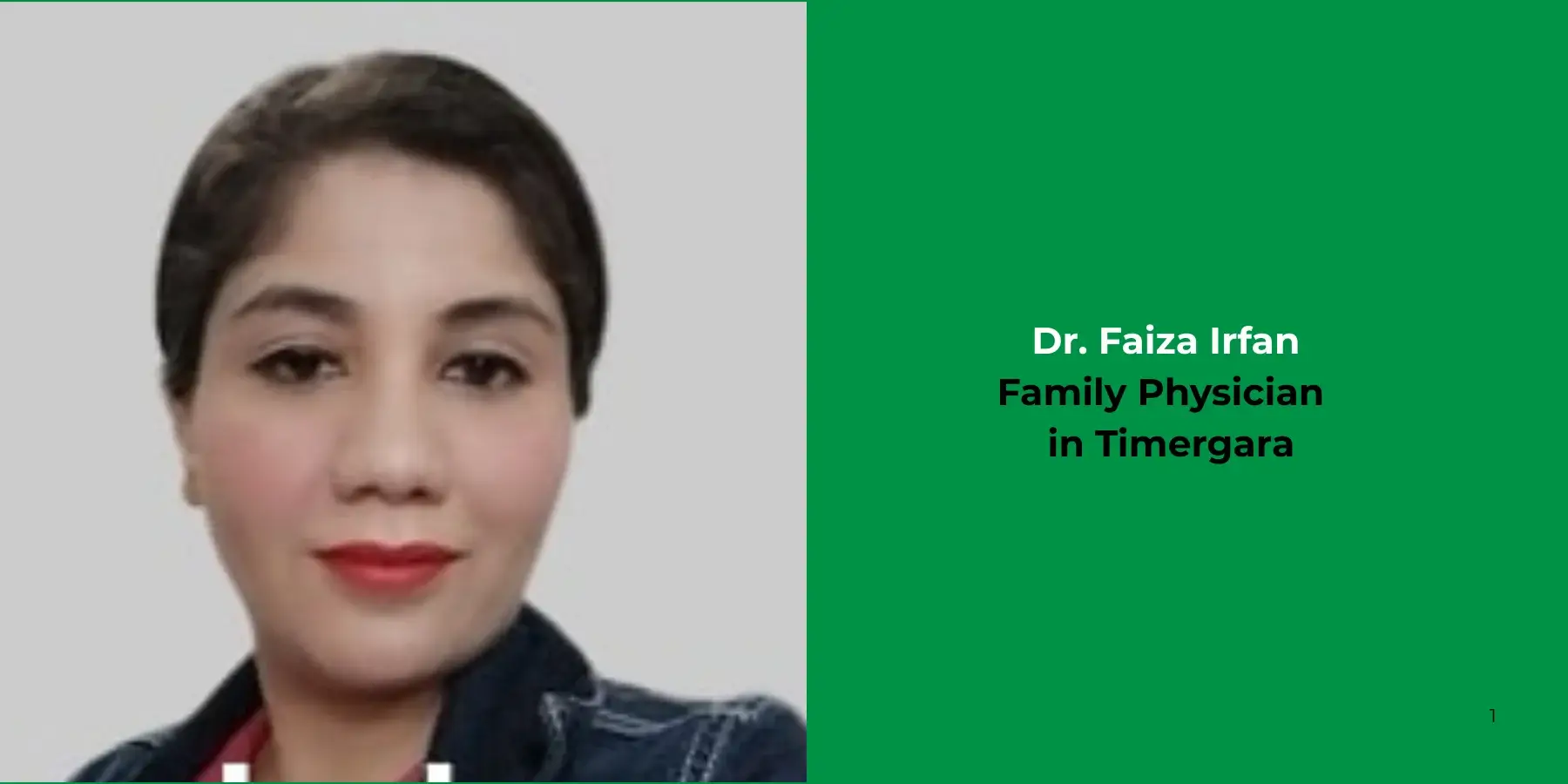 Dr. Faiza Irfan- Family Physician