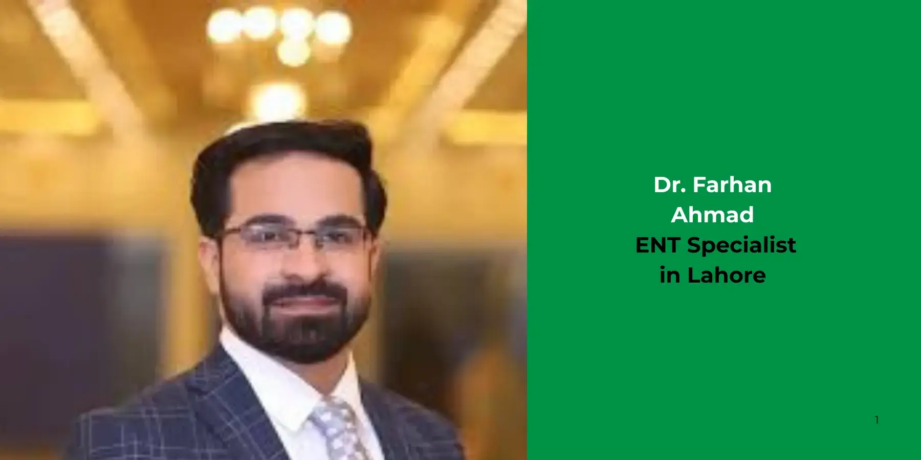 Dr. Farhan Ahmad- ENT specialist