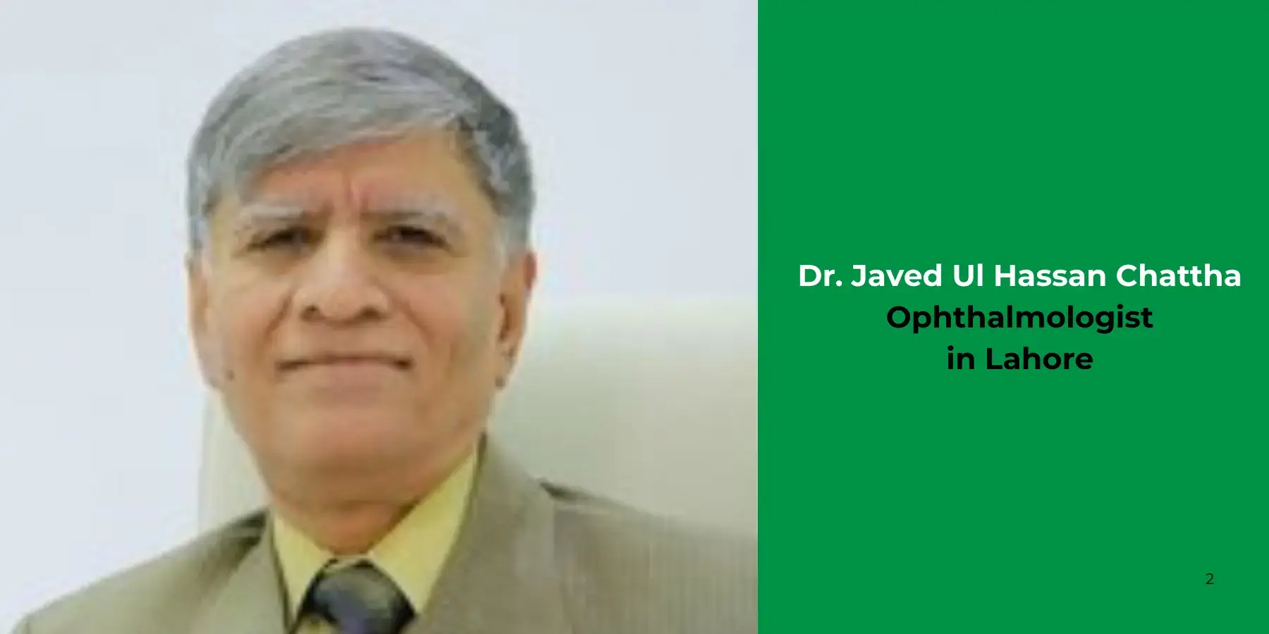 Dr. Javed Ul Hassan Chattha Dr. Javed Ul Hassan Chattha -Ophthalmologist