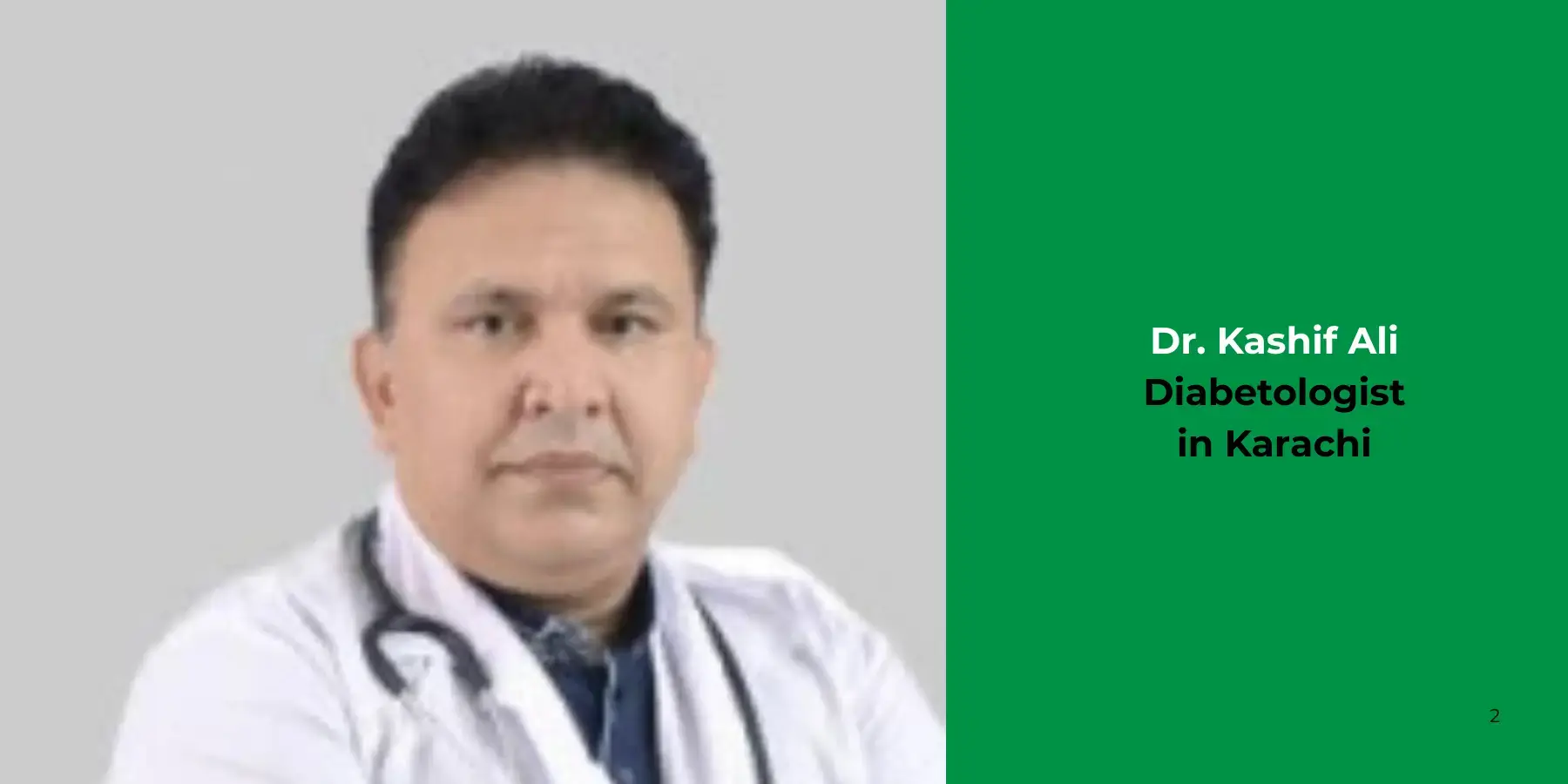 Dr. Kashif Ali - Diabetologist