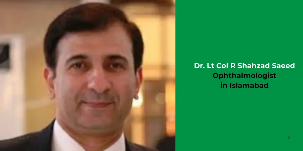 Dr. Lt Col R Shahzad Saeed-Ophthalmologist