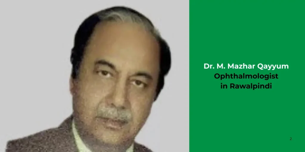 Dr. M. Mazhar Qayyum -Ophthalmologist