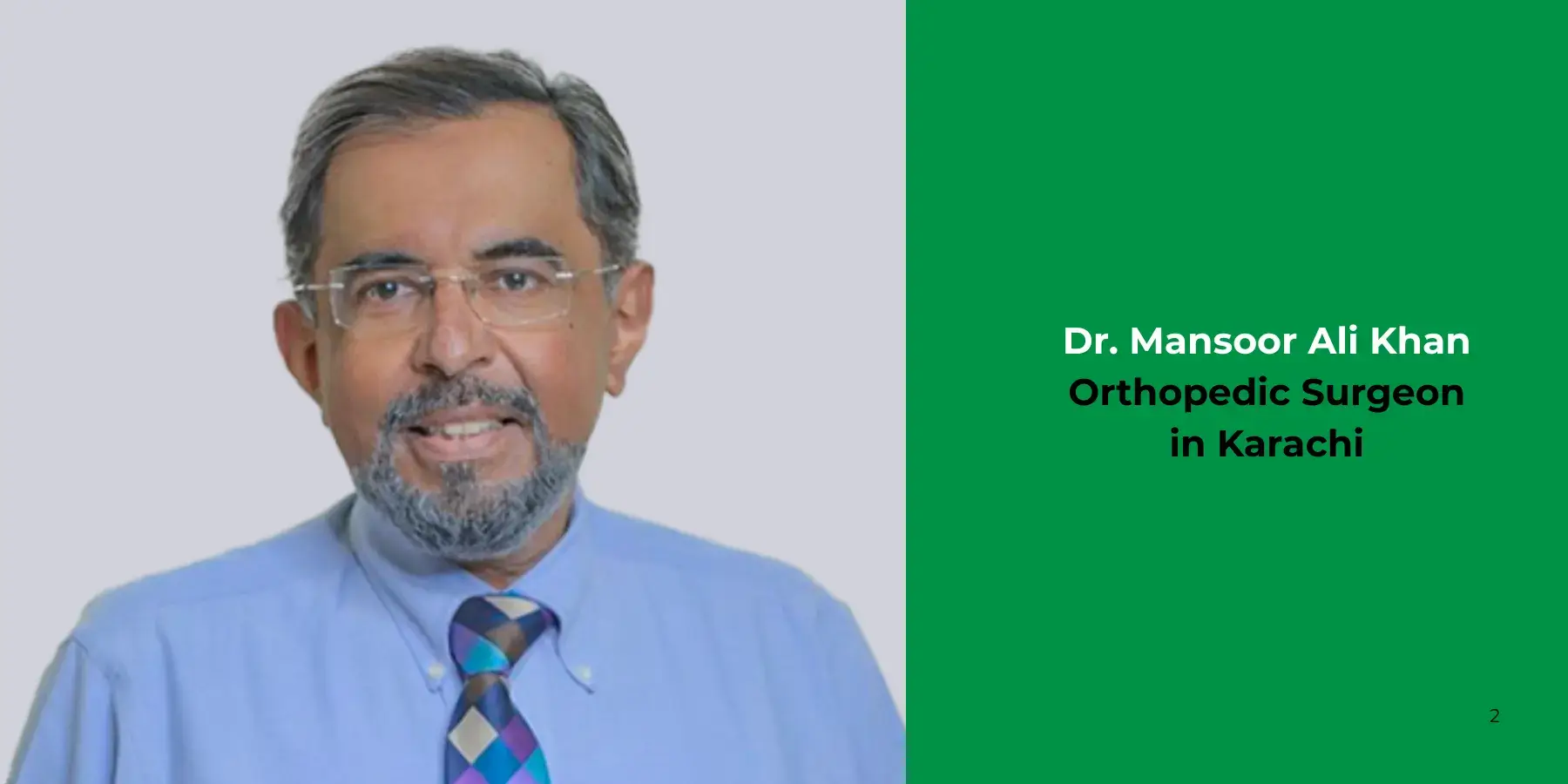 Dr. Mansoor Ali Khan-Orthopedic Surgeon