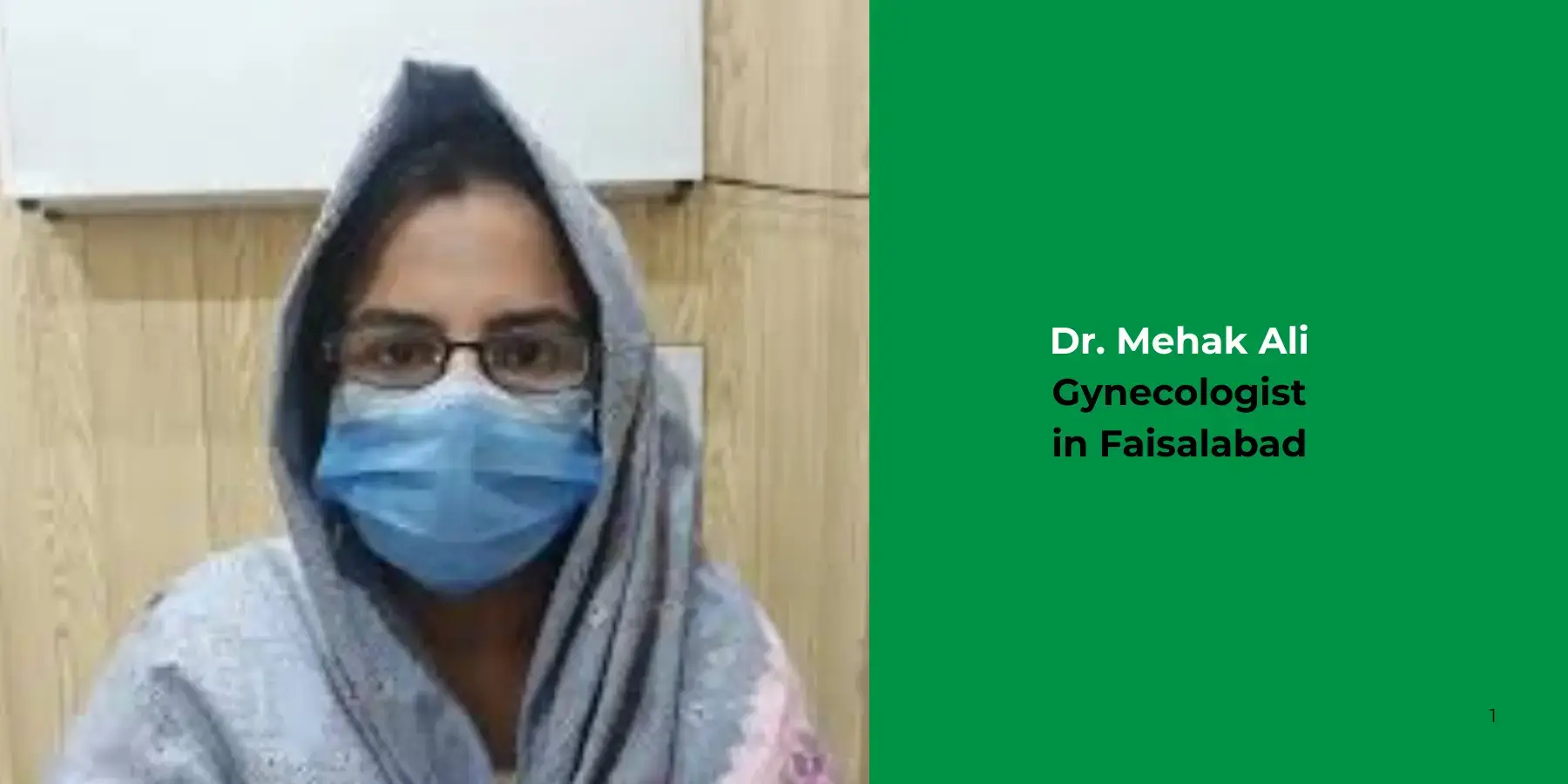 Dr. Mehak Ali - Gynecologist