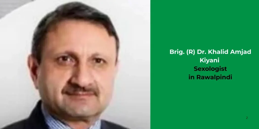 Brig. (R) Dr. Khalid Amjad Kiyani -Sexologist