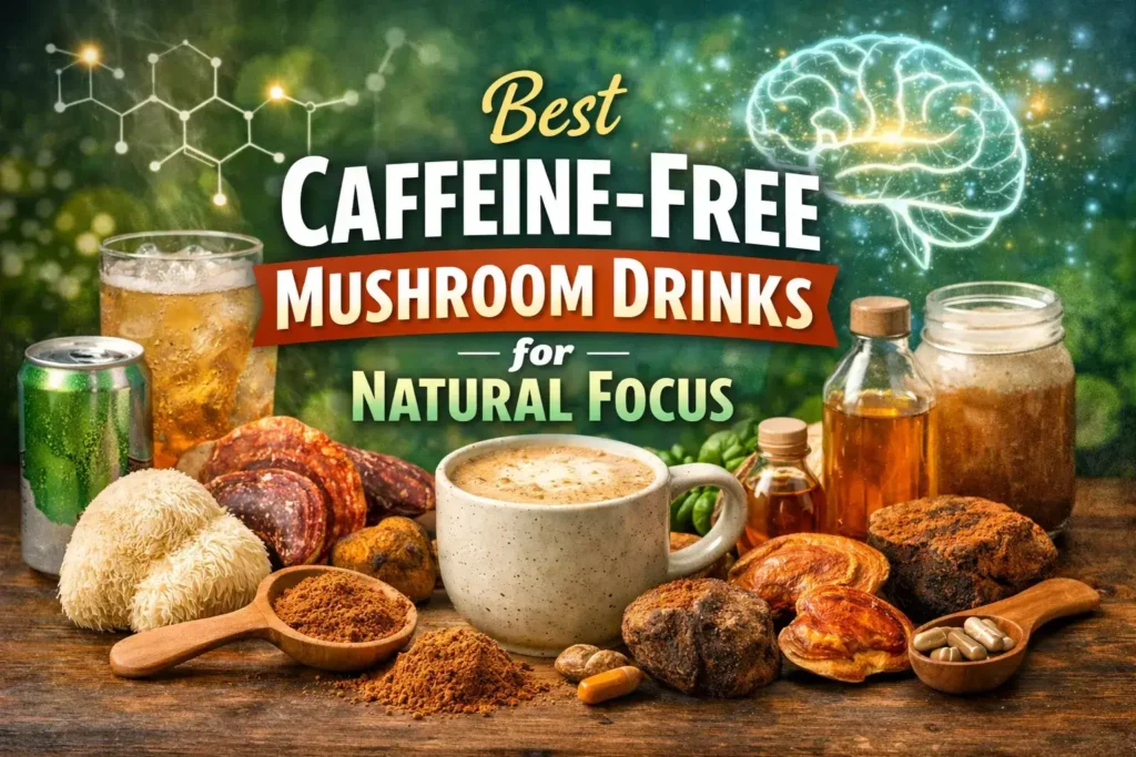 Best Caffeine-Free Mushroom Drinks for Natural Focus