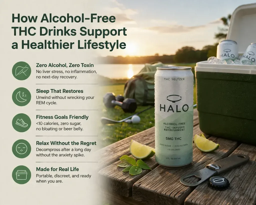 How Alcohol-Free THC Drinks Support a Healthier Lifestyle